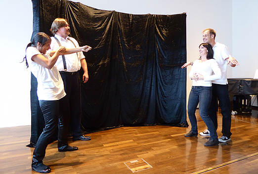 Ein versöhnlicher Tagungsausklang: Impro Theater mit der »Wilden Bühne« Stuttgart